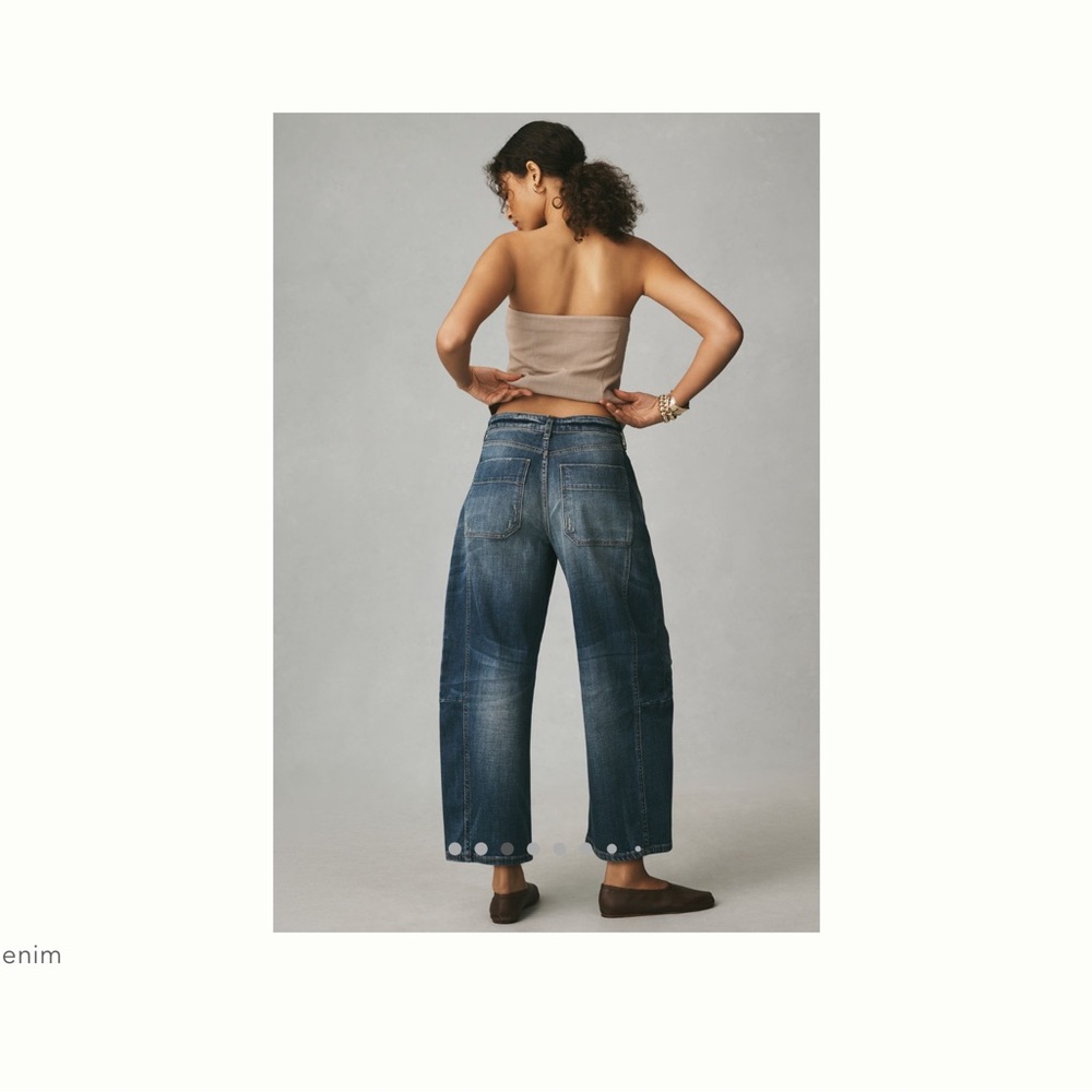 Anthropology. The Kenna Mid-Rise Heritage Barrel jean by Pilcro. Size 27. - Picture 2 of 7